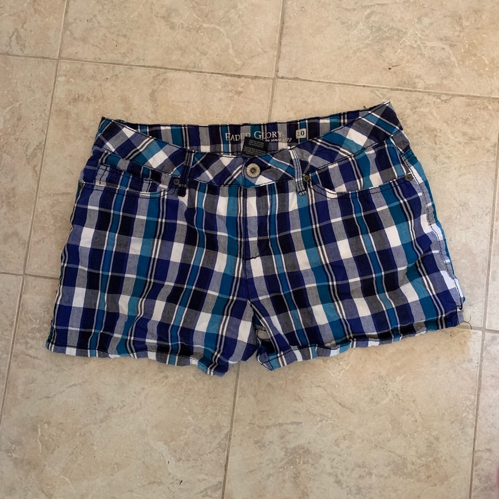 Plaid shorts